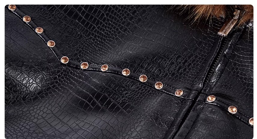 Mens Faux Fur Hooded Padded Jacket For Winter - الصورة 3