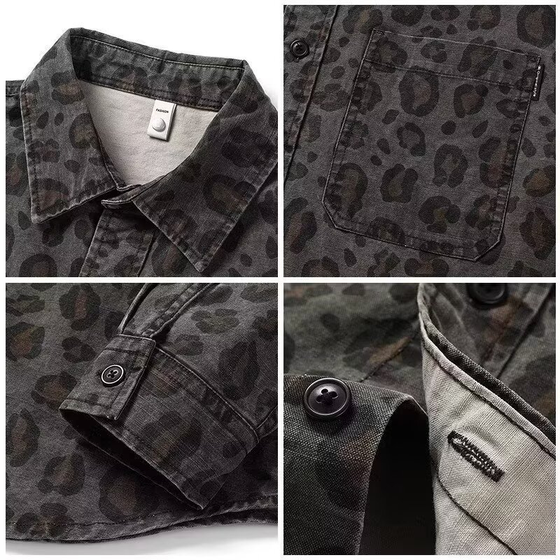 Autumn New Arrival Retro Loose-fit Casual Shirt Jacket - الصورة 3