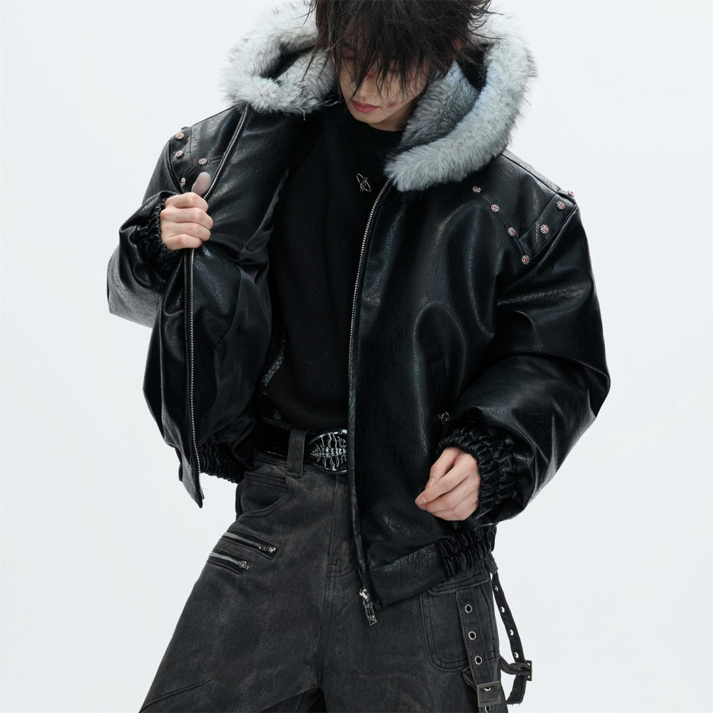 Hooded Extra-thick Fleece-lined Winter Coat