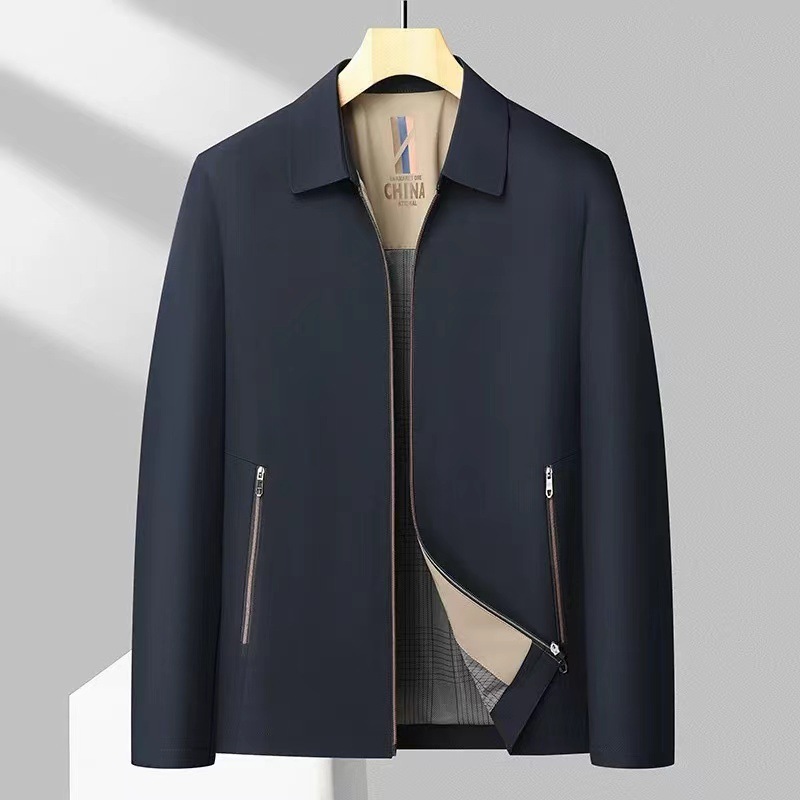 Men's Fashionable Stand-Neck Loose Casual Jacket - الصورة 6