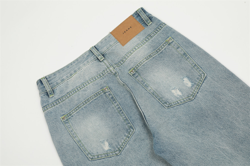 Fashion Wash Ripped Jeans For Men - Image 7