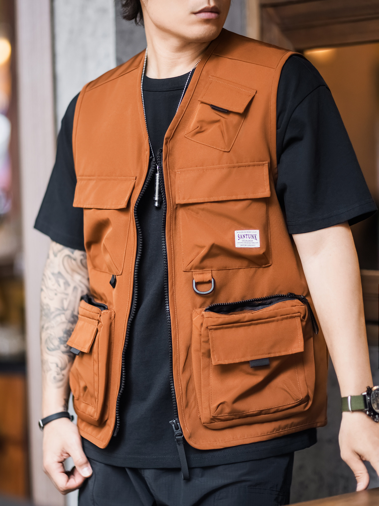 Summer Outdoor Mountain-style Lightweight Waterproof Tactical Vest - الصورة 4