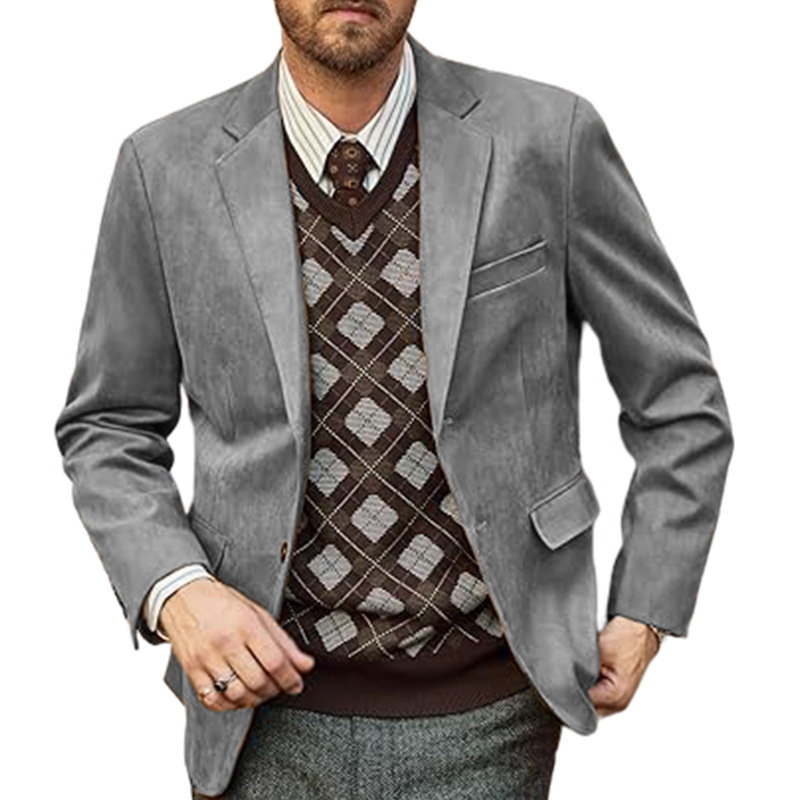 European-style New Arrival Casual Men's Suit - الصورة 3