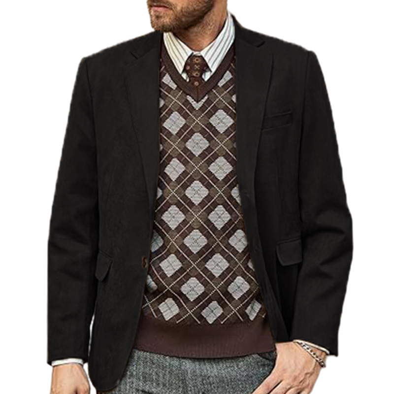European-style New Arrival Casual Men's Suit - الصورة 4