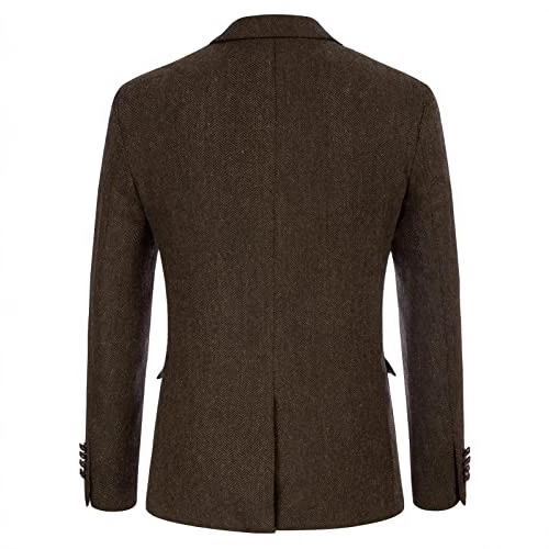 British Men's Formal Suit Tie Student-style Mature Style Jacket - الصورة 3