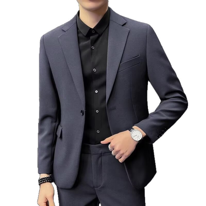 Casual Men's Suit Korean Version Trendy - الصورة 5