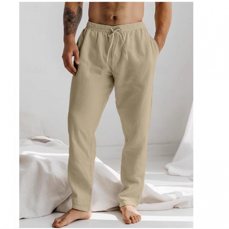 Mens Loose Comfortable And Breathable Straight-leg Trousers - الصورة 8
