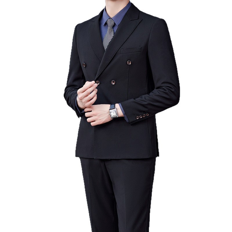 Double Breasted Suit Two-piece Set - الصورة 5