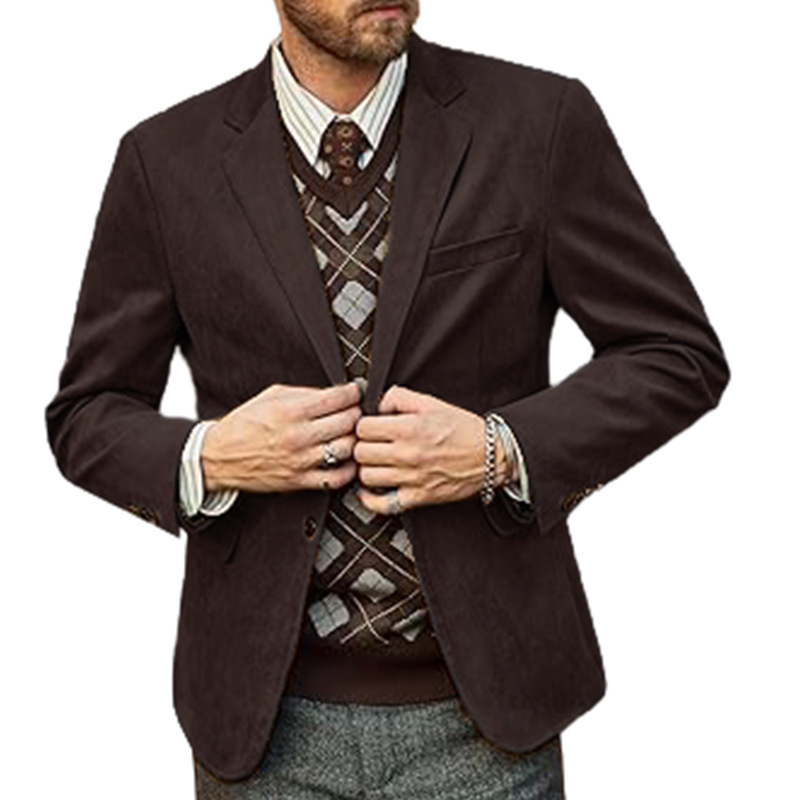 European-style New Arrival Casual Men's Suit - الصورة 5