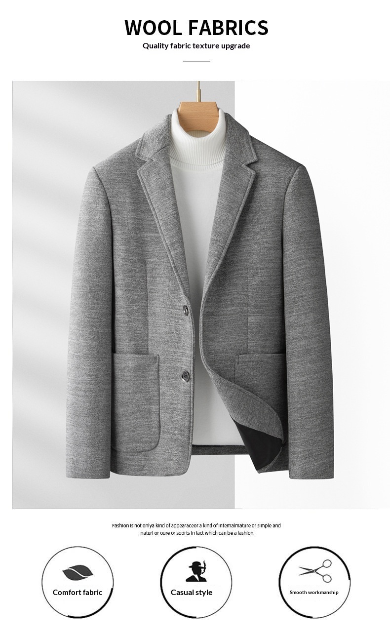 High-end Business Casual Mens Suit Jacket - الصورة 5
