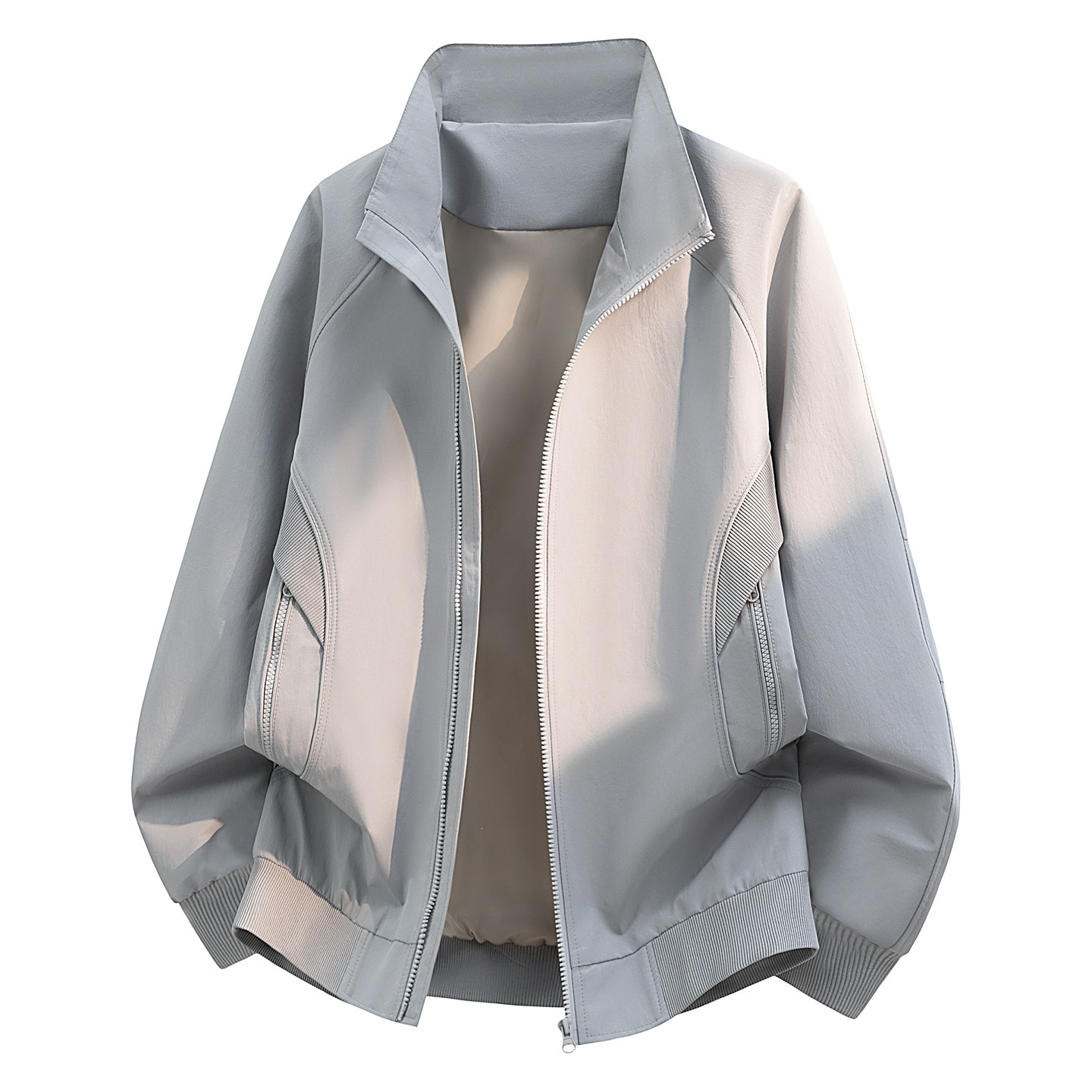 Jacket Outdoor Workwear Stand-collar Plus-size Jacket Coat Mens Springautumn - الصورة 9