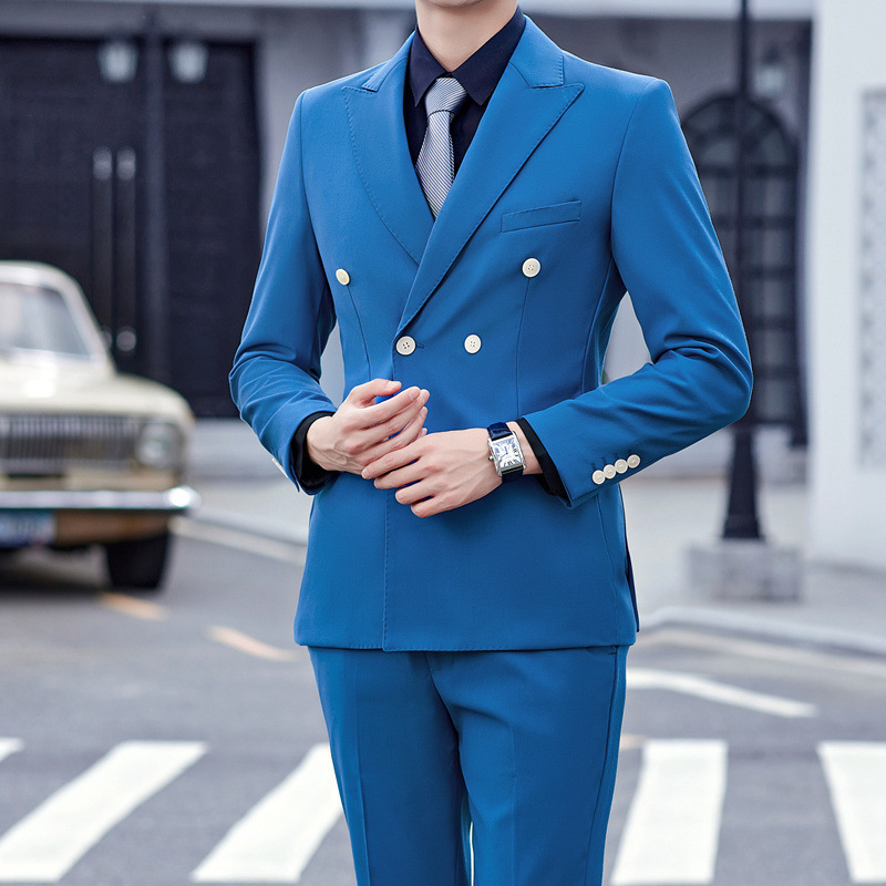 Double Breasted Suit Two-piece Set - الصورة 8