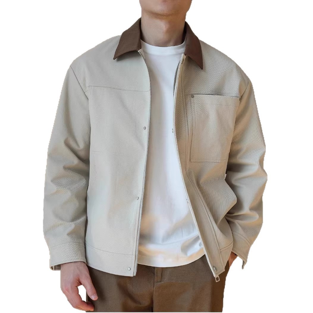 Mens Fashionable Casual Vintage Lapel Jacket - الصورة 6