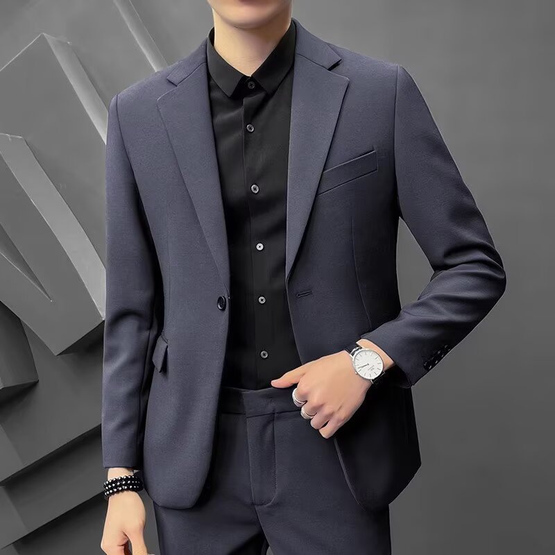 Casual Men's Suit Korean Version Trendy - الصورة 9